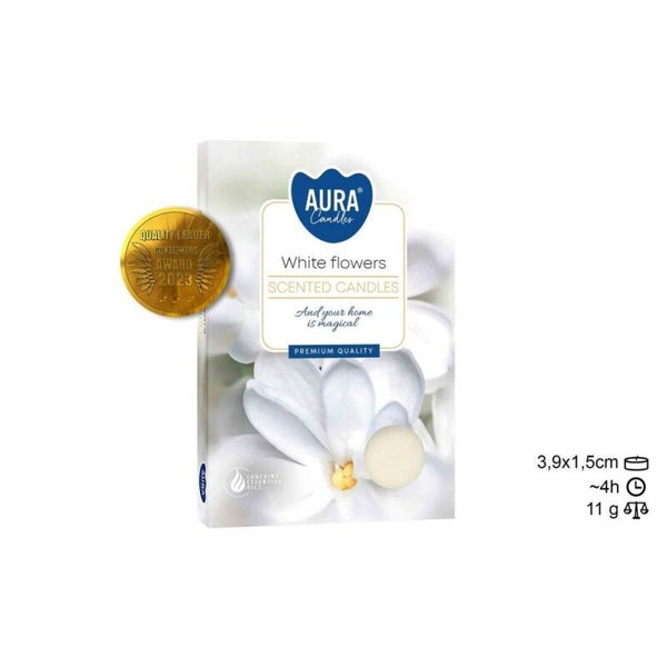 Bougie kaars Tea Light 6 Frutos fruit geur. (24 unid)