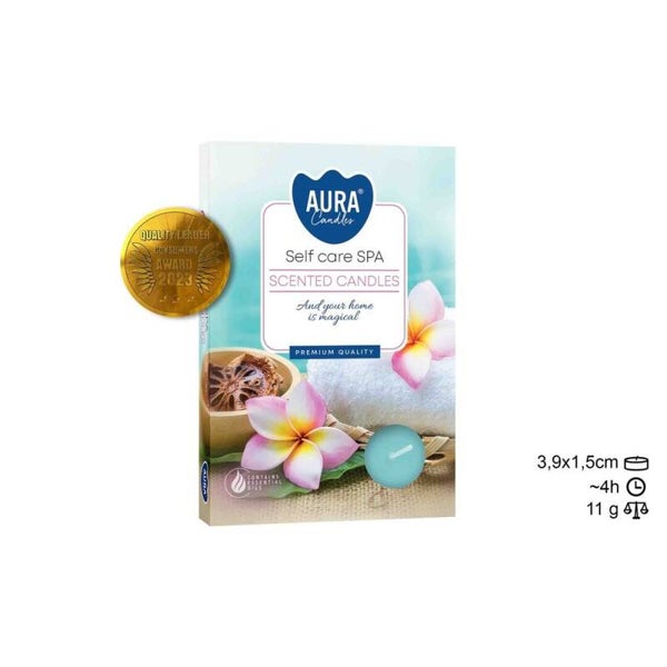 Bougie kaars Tea Light 6 Frutos fruit geur. (24 unid)