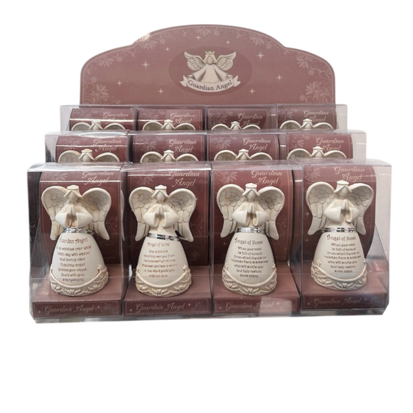 Display Beschermengel Figuur  (12 grote stuks)