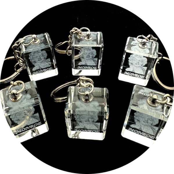 Kristal Marilyn Monroe Sleutelhanger Set – (6 Stuks)