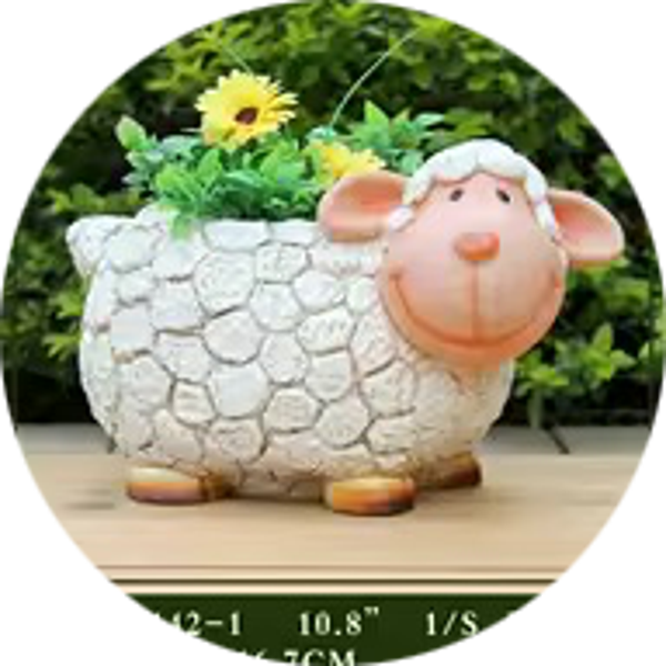 Bol schaap planter 28 x 17 cm ninimaal 200 stuks