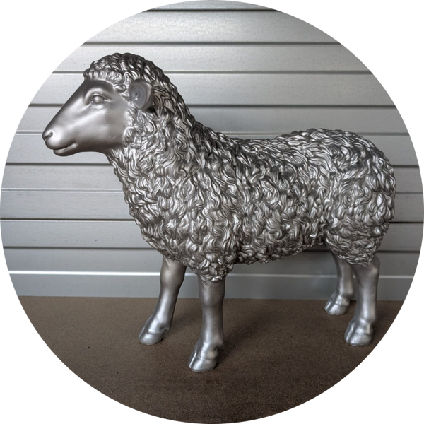Schaap staand kleur laminaat 70 cm