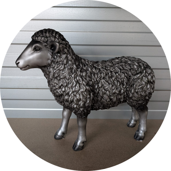 Schaap staand kleur laminaat 70 cm
