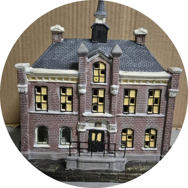 Kerst huis 24 cm ass verp 6