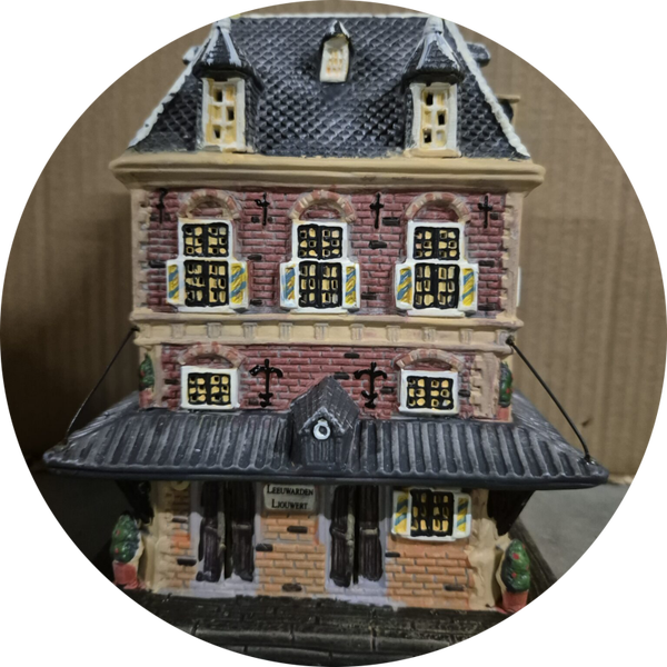 Kerst huis 21 cm ass verp 6