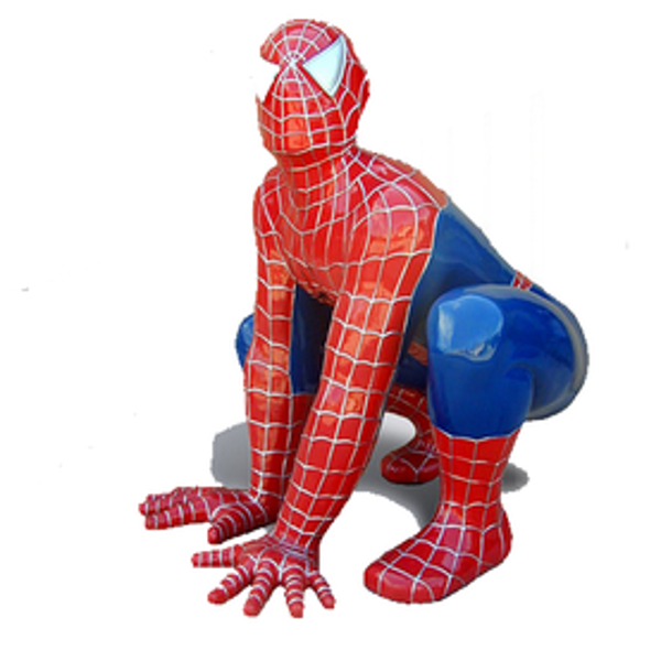 Levensgrote spider man L: 100 x 108 x  121 cm