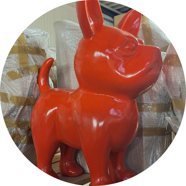 Chiwa wa glad kleur staand 90 cm