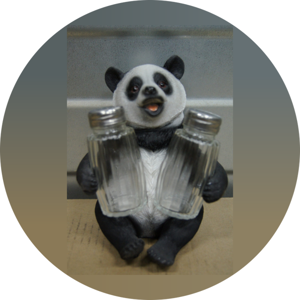 Panda beer peper & zout 16 cm verp 6