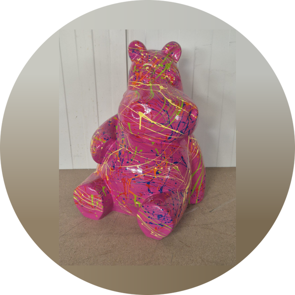 Nijlpaard zit splash 50 cm