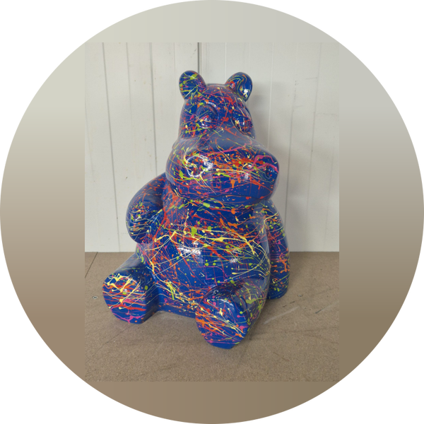 Nijlpaard zit splash 50 cm
