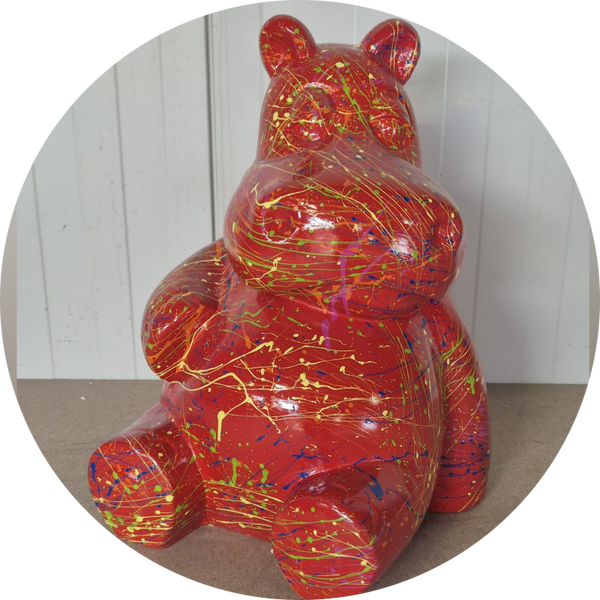 Nijlpaard zit splash 50 cm