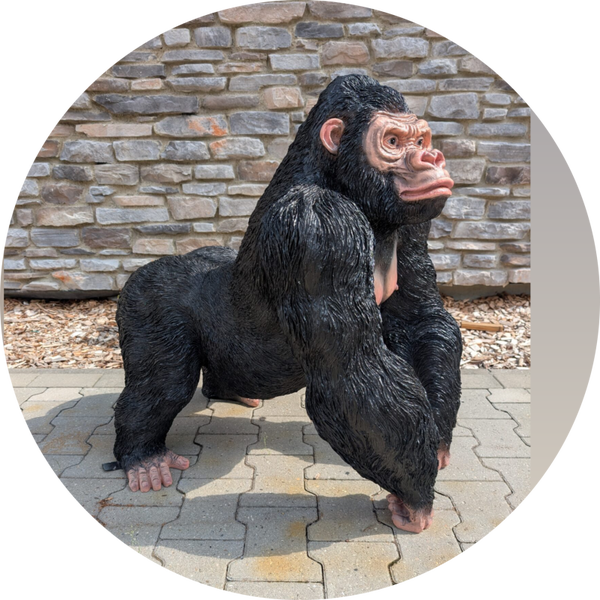 Gorilla aap lopend 79 x 57 x 81 cm