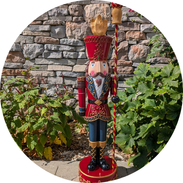 Notenkraker met staf 90 cm