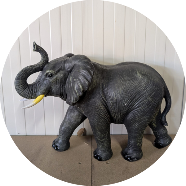 Olifant slurf omhoog laminaat 72 x 31 x 52 cm