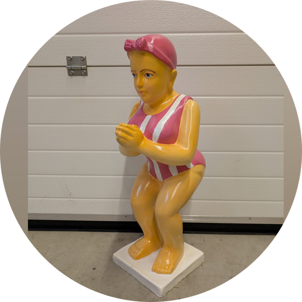 Design duikers zwem Dame polyester 110 cm