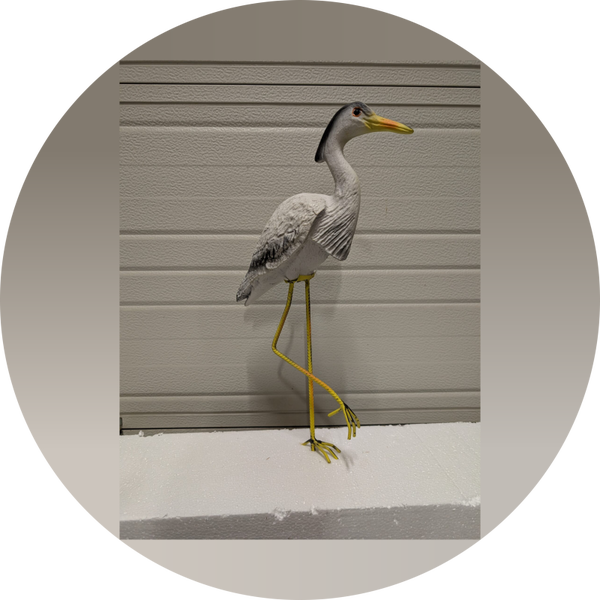 Reiger op metaal voet 50 cm