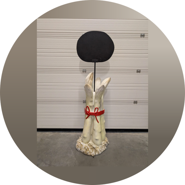 Asperges met bord laminaat 160 cm