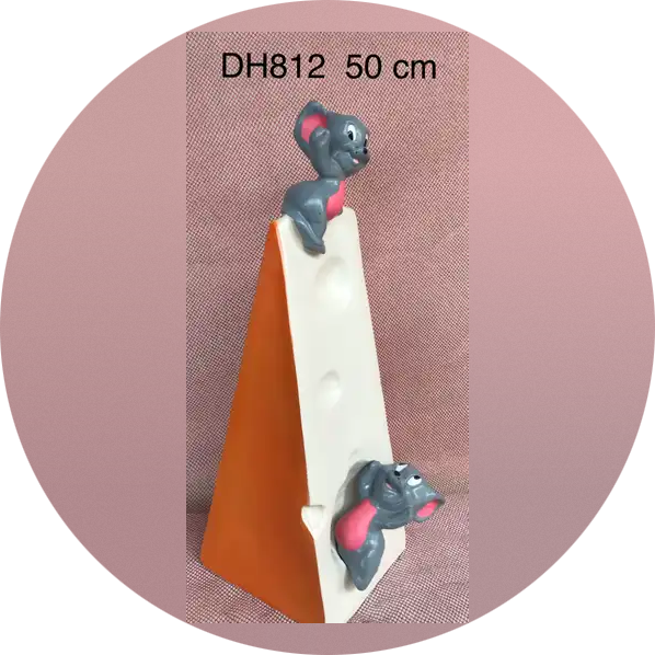 DH812 Horeca stuk Kaas met muizen polyester résine 65 cm