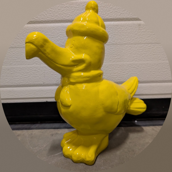 Pelikaan met muts kleur 30 cm