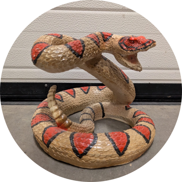 Stijgende slang rood 32 cm