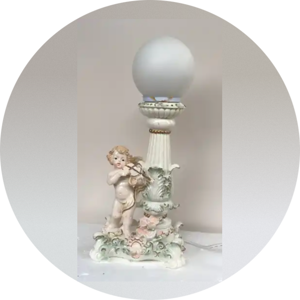 6680 Engel bij lamp 45 cm verp.1/4
