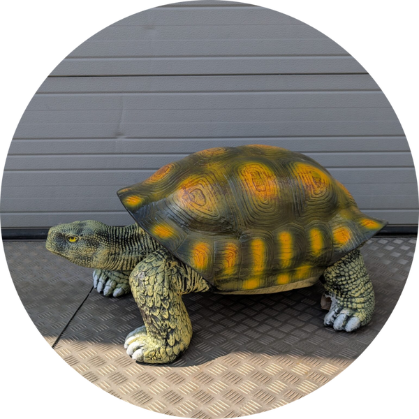 Lands schildpad naturel  polyester résine 110 cm