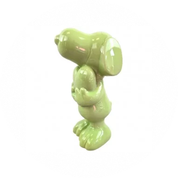 Keramiek snoopy hond met hart 20 cm verp 12
