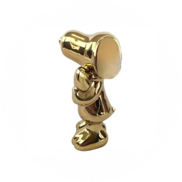 Keramiek snoopy hond met hart 20 cm verp 12