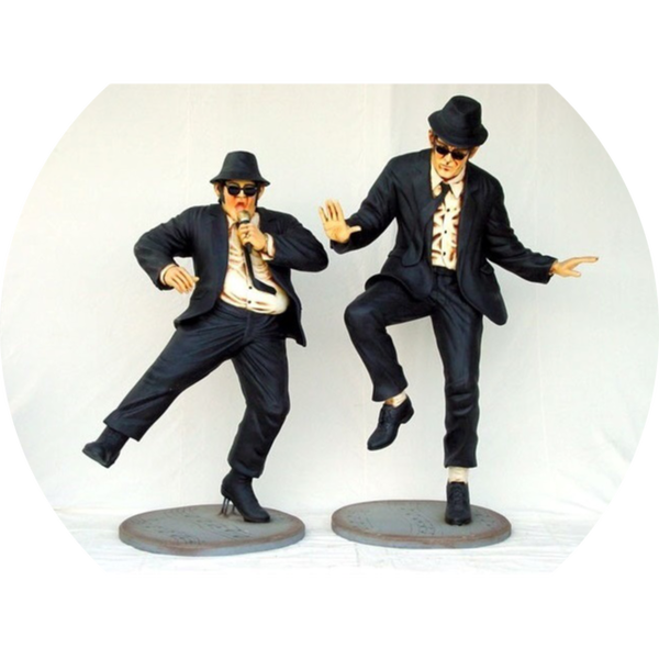 Blues Brothers dansend 100 cm