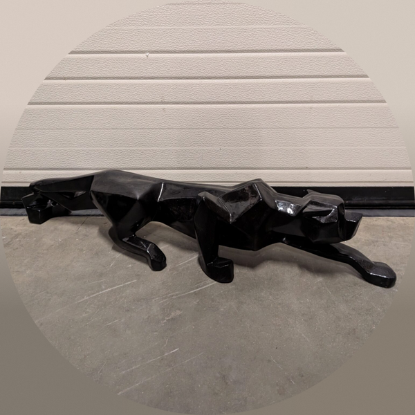 Sluipende panter origami polyester résine 90 cm