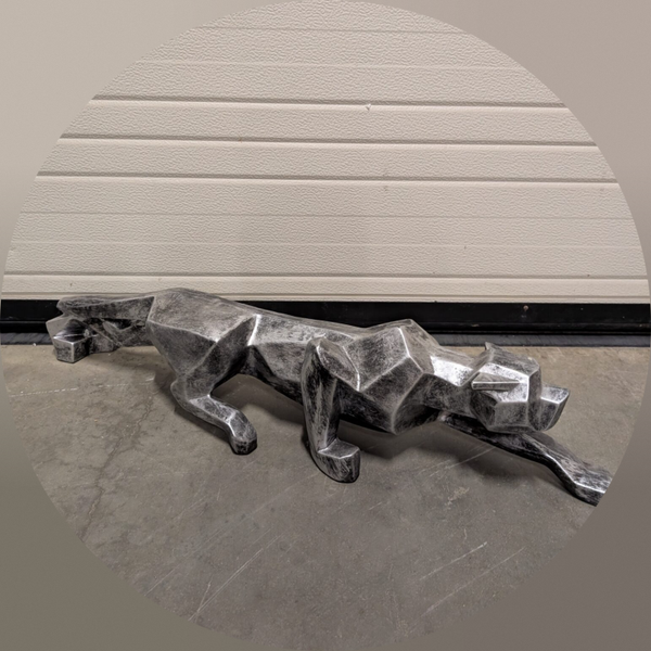 Sluipende panter origami polyester résine 90 cm