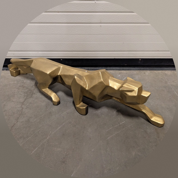 Sluipende panter origami polyester résine 90 cm