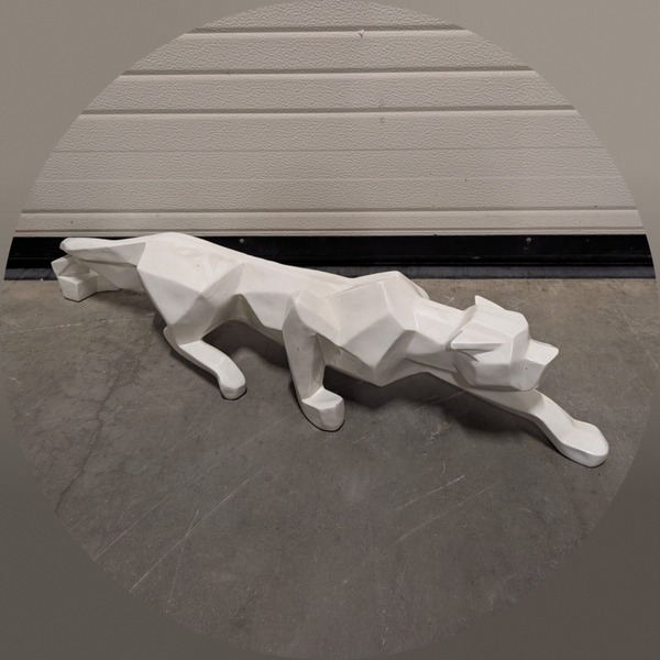Sluipende panter origami polyester résine 90 cm