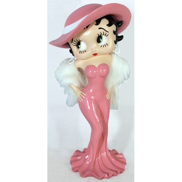 Betty Boop Dame met hoed 98 cm