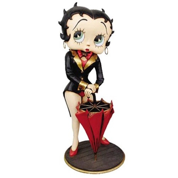 Betty Boop met Paraplu. 165 cm