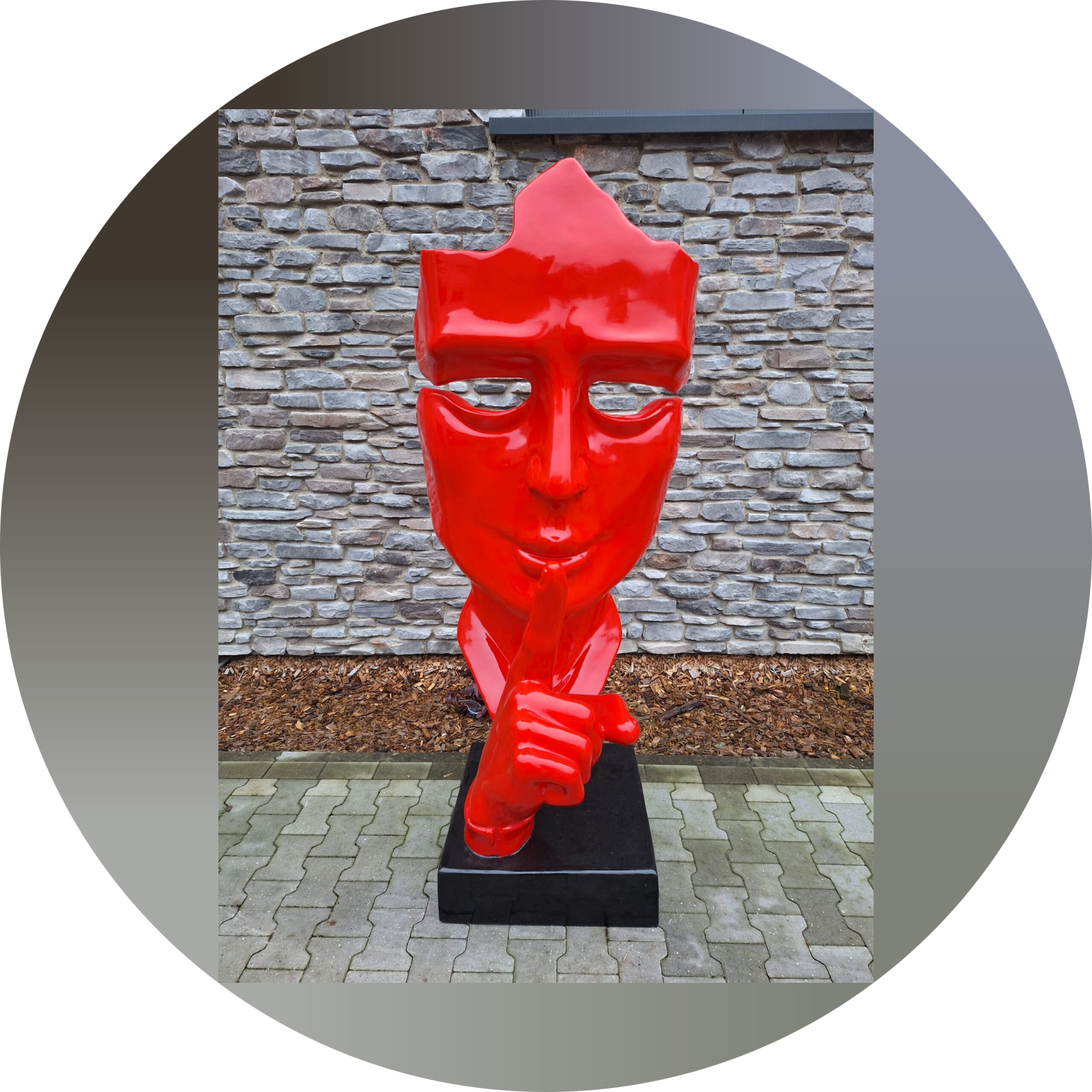 Denker Masker SST XXXL op sokkel kleur laminaat 200 cm