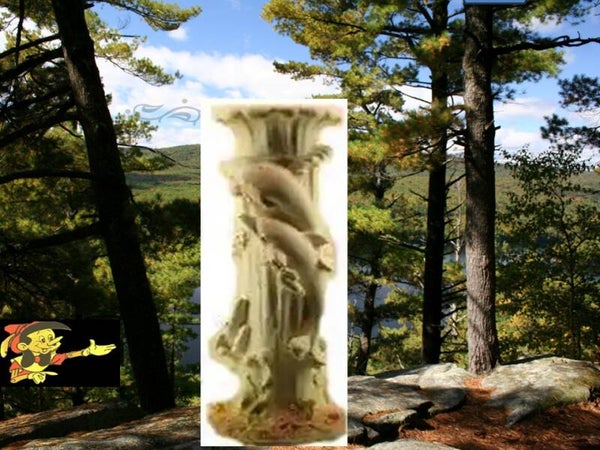 PILAAR MET DOLFIJN 80 CM