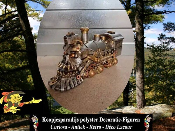trein steampunk 15 x 28 x 10 cm verp 4