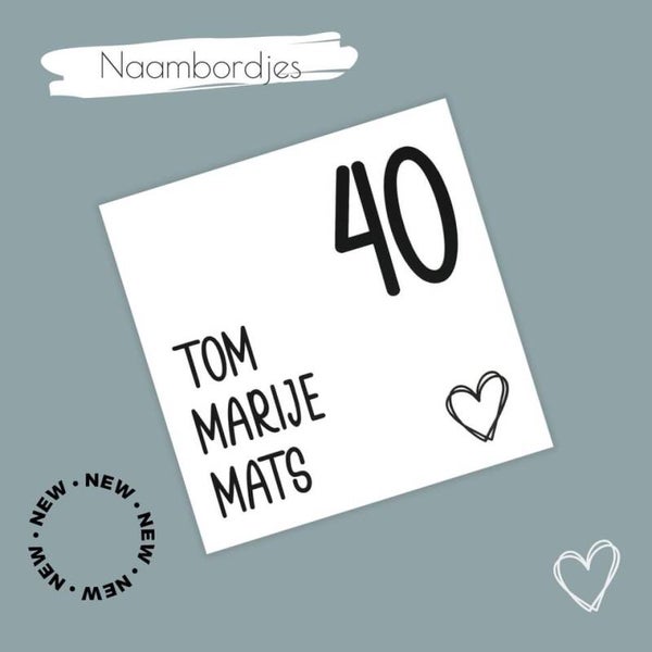 Naambordjes