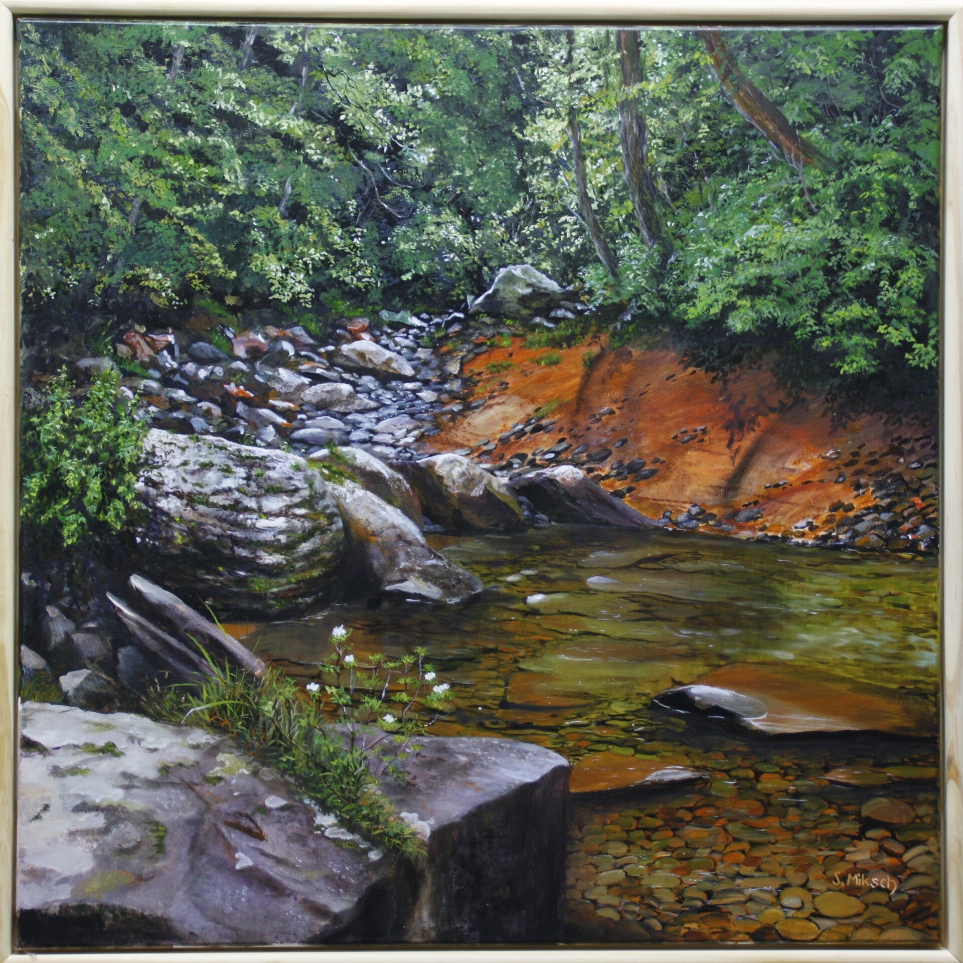 Wasser und Steine