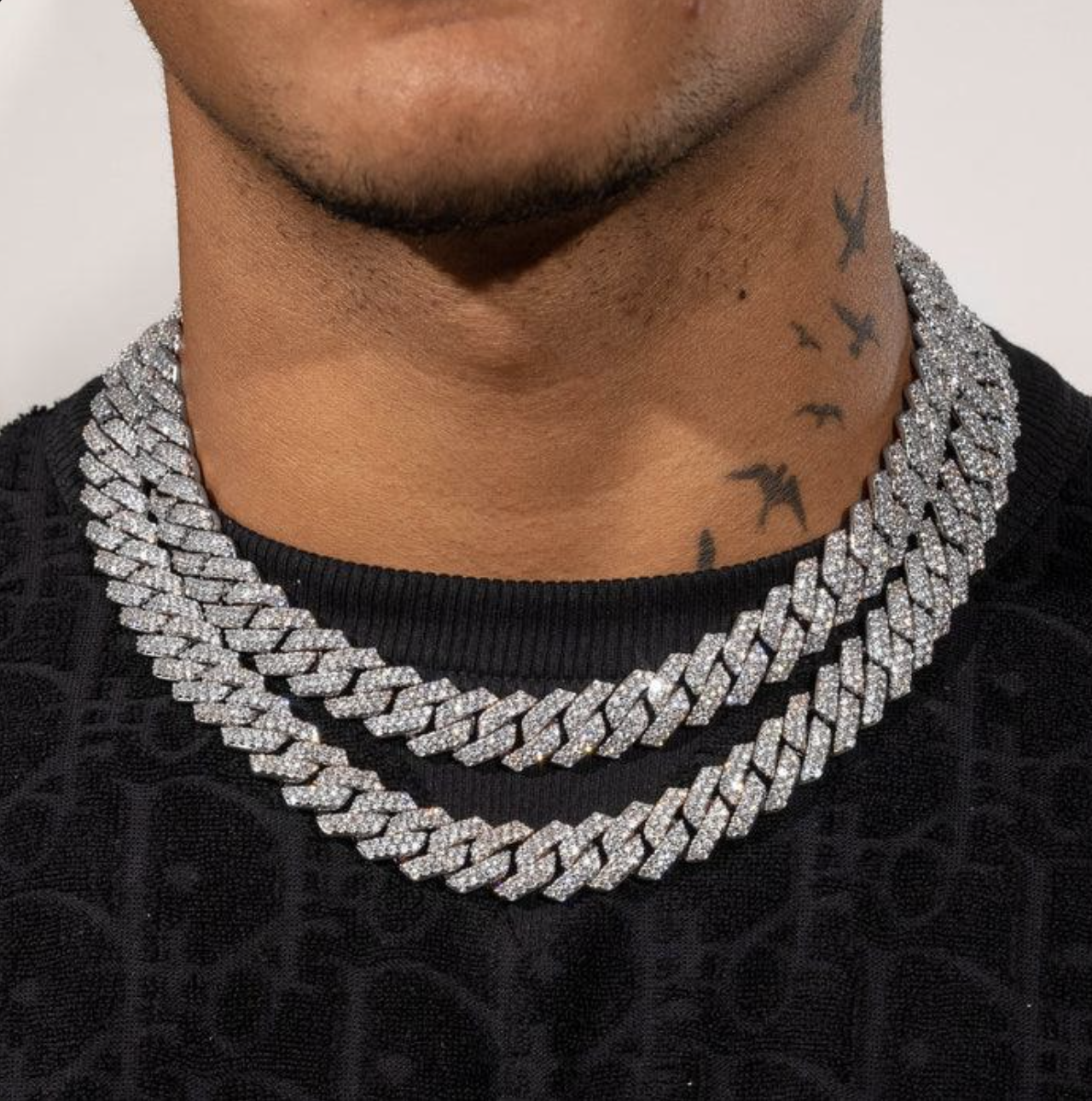 14 MM Iced Out Cuban Chain