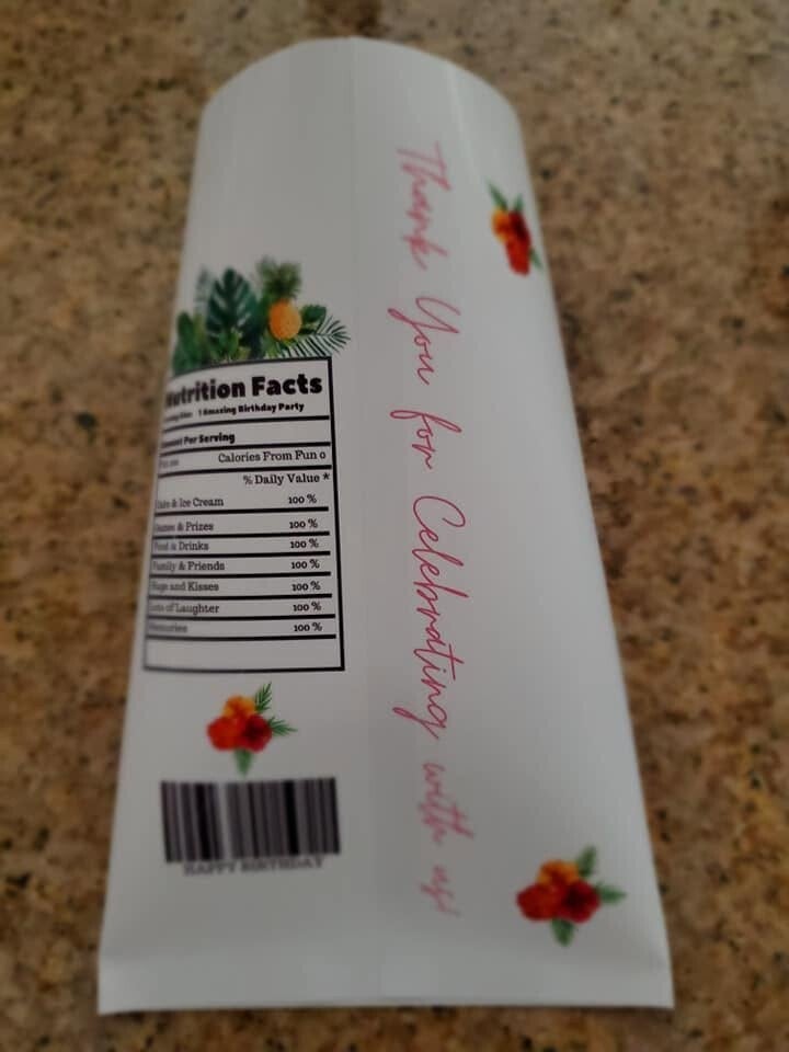 Custom Chip Bag - Back