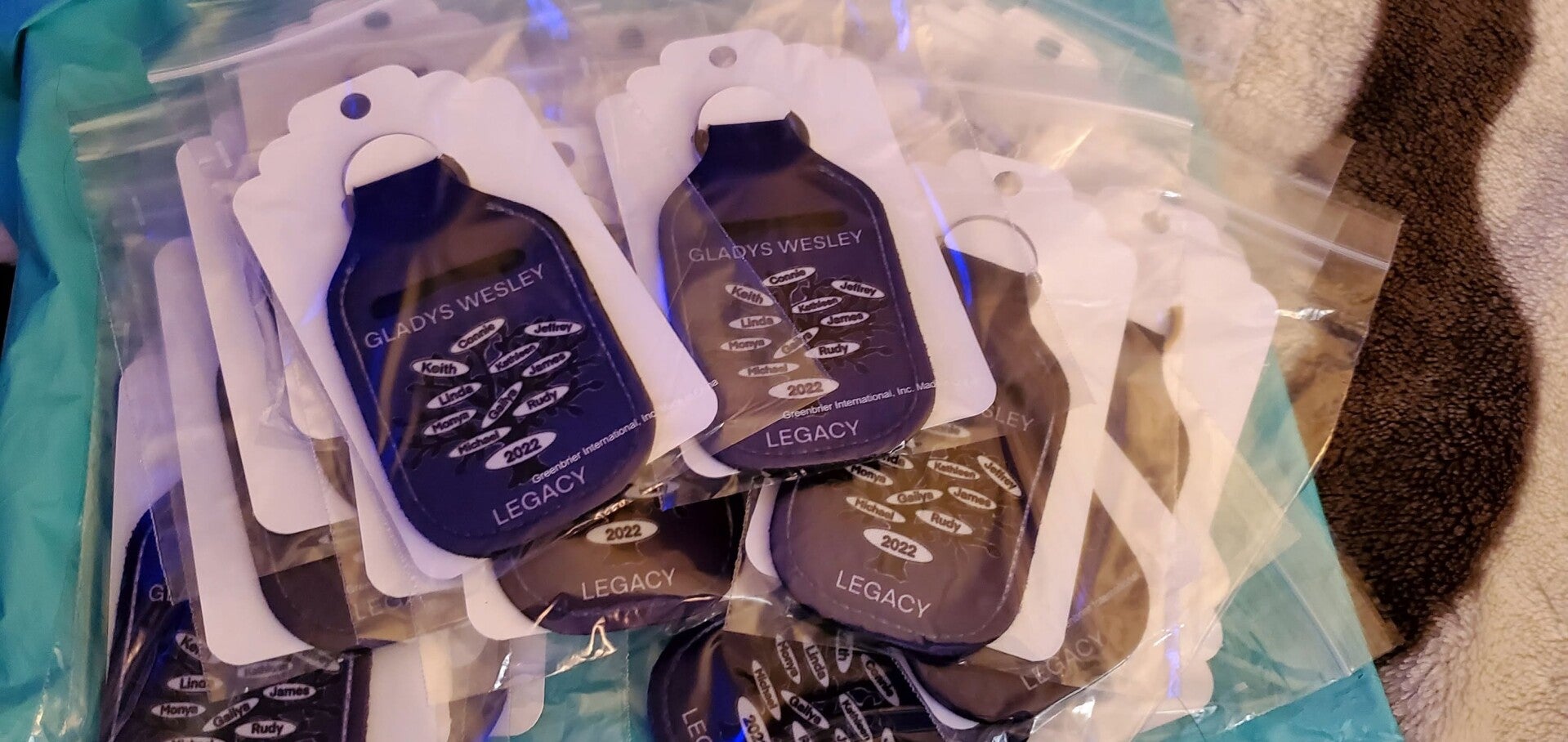 Custom Sanitizer Keychains