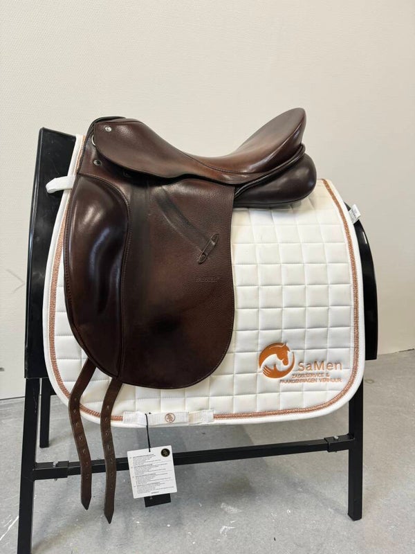 Passier Corona II dressuurzadel 17,5 medium-wijde boom Bruin