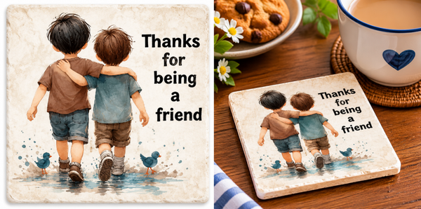 Friendship Marble Coaster