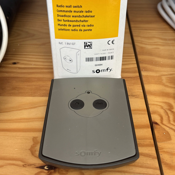 Commande murale 3 canaux RTS SOMFY