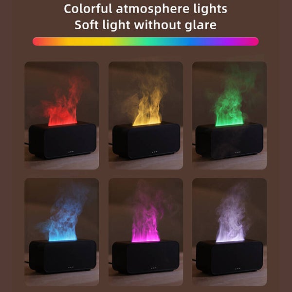 Diffuseur d'huile essentiel avec flamme