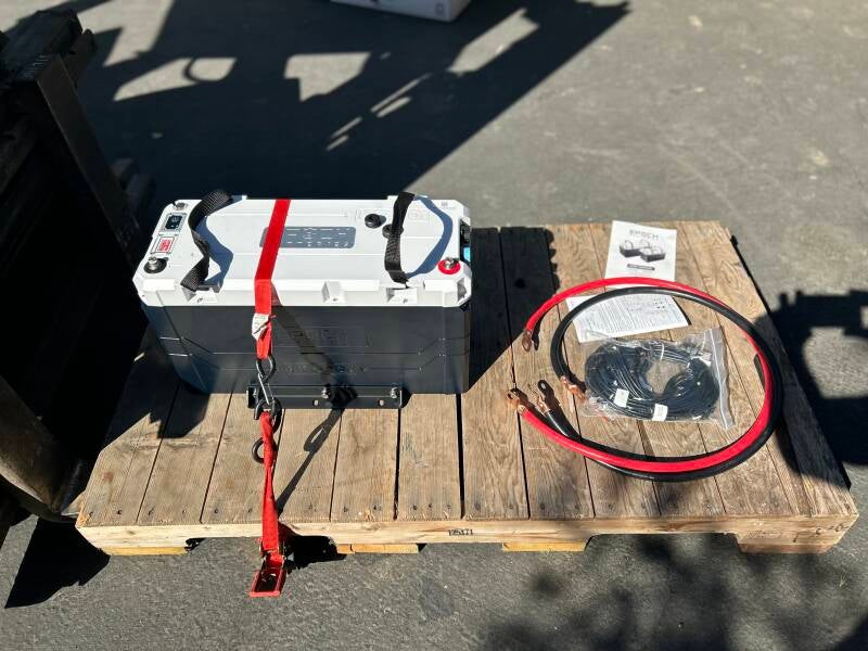 Custom lithium-ion battery install