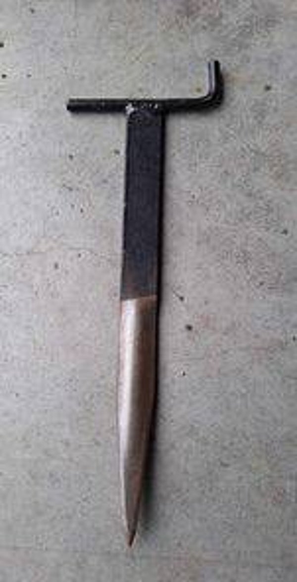 MARLSPIJKER PLAT MET GROEF