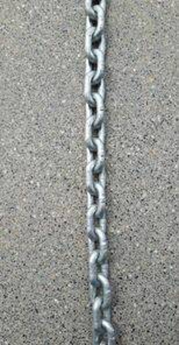 KETTING VERZINKT KORTE SCHAKEL - 10 MM - 60 M - DIN766